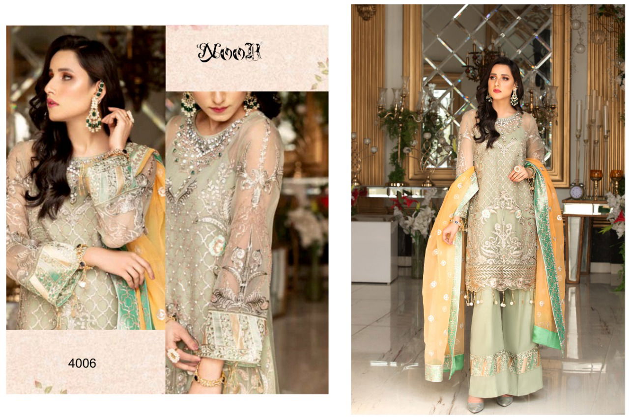 Noor Zebtan 2 Faux Georgette  Heavy Embroidery With butterfly net Latest Fancy Designer Pakistani Salwar Suits Collection